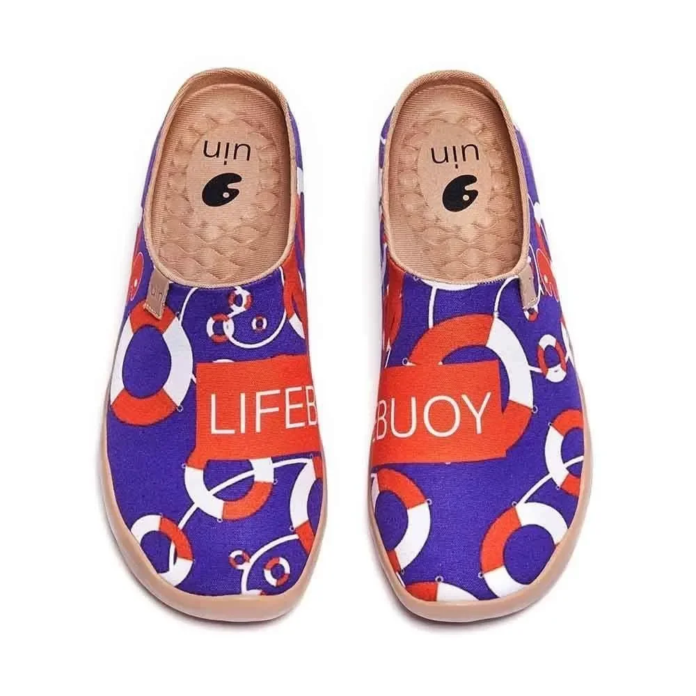 UIN Men's Slipper Mules Walking Casual Travel Shoes (Lifebuoy Slipper) New No Bo
